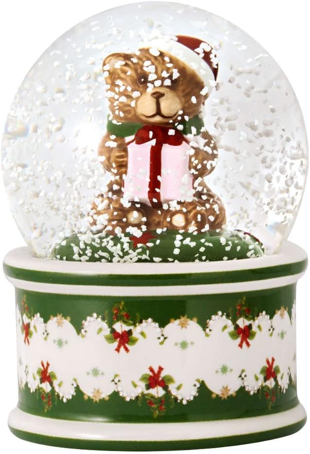 Snow Globes - Villeroy & Boch - Christmas Toys, Snow Globe Small, Bear, 6,5 x 6,5 x 9cm, Porcelain/Glass, Multicoloured (14-8327-6695)