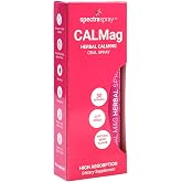 Spectraspray CalMAG + D3 Herbal Liquid Oral Supplement Spray, 30 Day Supply | Calcium + Magnesium, 8 mg Vitamin C &amp; 400 IU D3 per Serving, Natural Orange Flavor, Vegan &amp; Non-GMO Formula, Made in USA