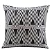 CoolDream Cotton Linen Decorative Pillowcase Throw Pillow Cushion Cover Square 18