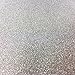 levylisa 10 Sheets A4 Glitter Self-Adhesive Craft Vinyl Art Sparkling Sign Sticker Gemstone Metallic Colour DIY Gift (Silver)