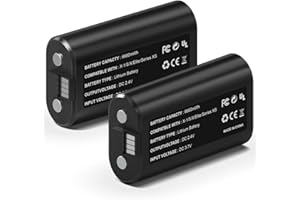 Wzygdzsw 2×6660mWh Rechargeable Battery Pack for Xbox Series X/S & One/One S/One X/Elite Controllers, Overcharge/Short-Circuit Protection | Play & Charge, FCC/CE Certified (Includes 2 Battery Only)