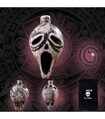 Jp1 Aztec Death Whistle Còi hét lớn nhất ở 130 Decibel - Halloween Jp1 Aztec Death Whistle Còi hét lớn nhất ở 130 Decibel - Halloween