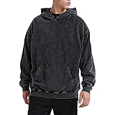 Bobeutou Oversized Hoodie Men Vintage Cotton Casual Hooded Sweatshirt Trendy Baggy Basic Hoodies Retro Pullover Streetwear