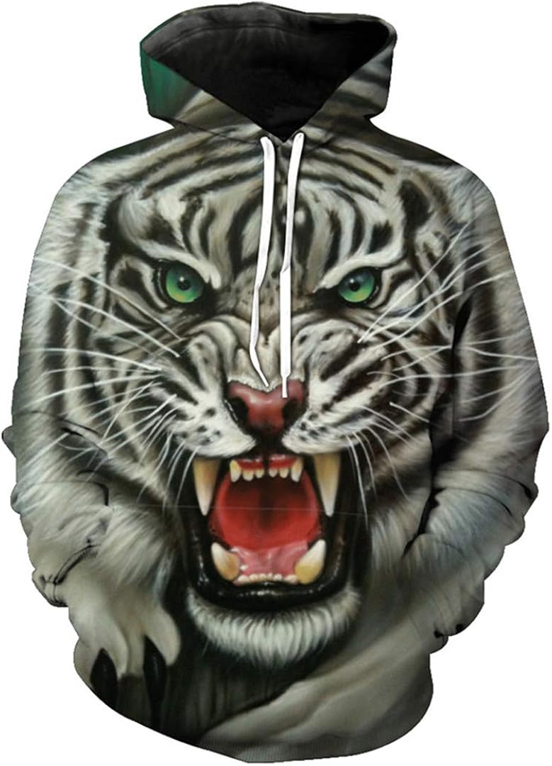 white tiger hoodies