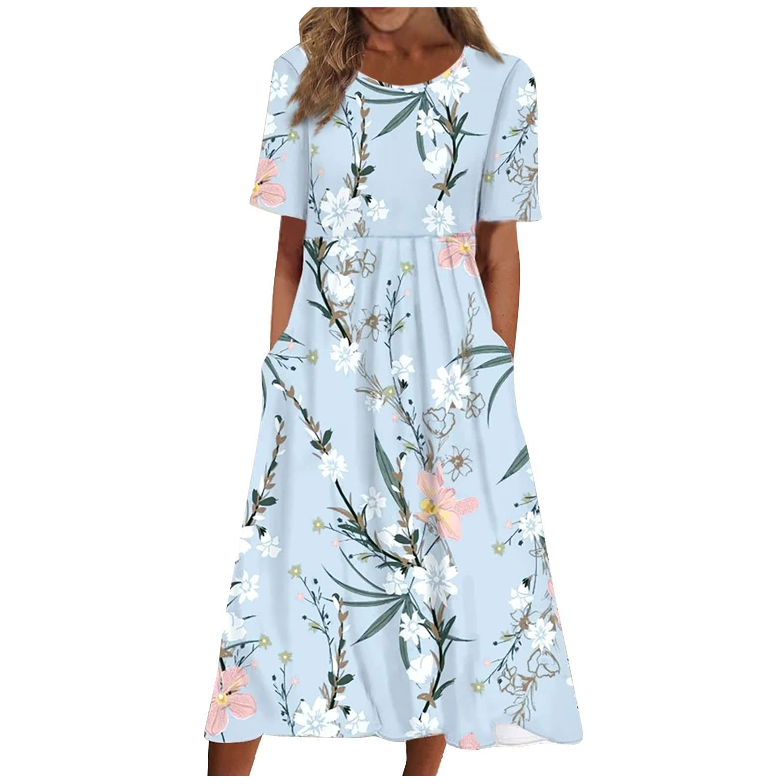 House Dress for Women Elderly Summer Dresses for