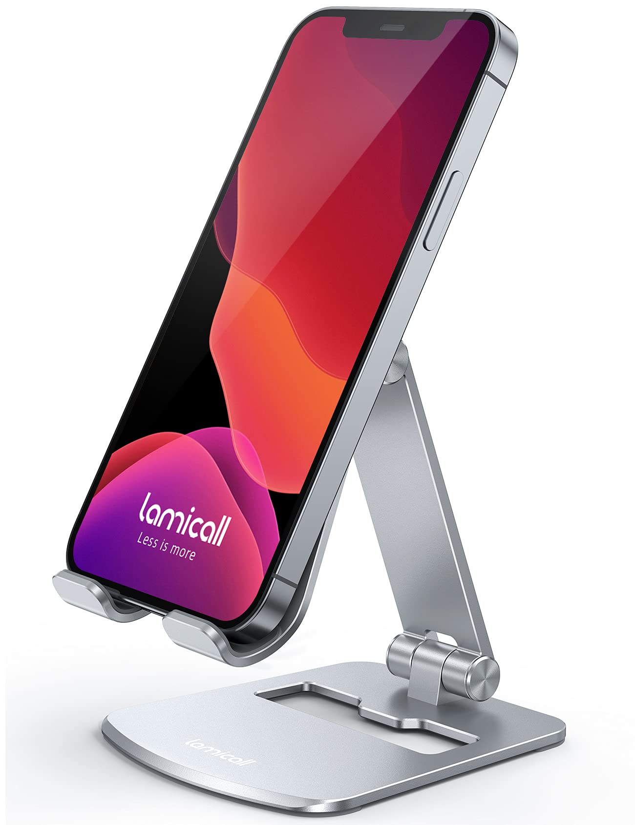 Lamicall [𝙐𝙥𝙜𝙧𝙖𝙙𝙚𝙙 Aluminum Stable Large Base Phone Stand