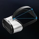 Rianpesn 3D VR Headset Phone Virtual Reality Goggles Mobile Gaming Movies view 7