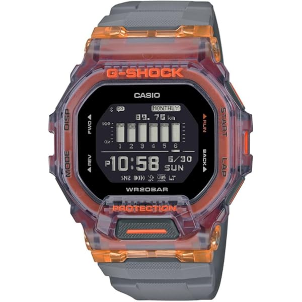 Relógio Casio G-Shock G-Squad Sports GBD-200SM-1A6DR Contador de