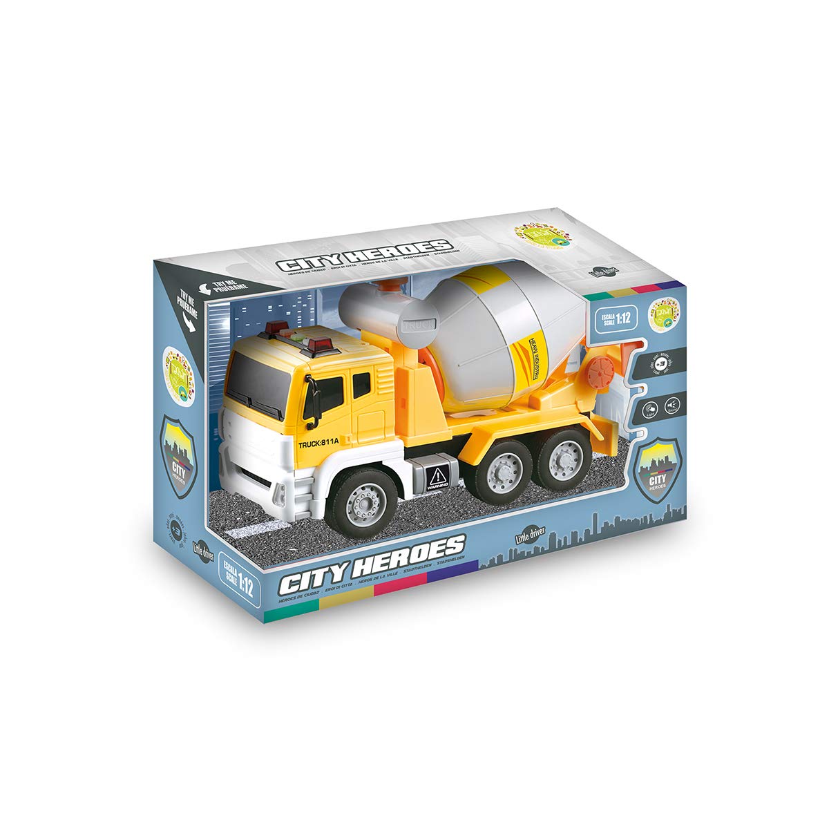 Tachan -Concrete, 1:12 Scale, Colour not applicable (CPA Toy Group Trading S.L. 746T00456)