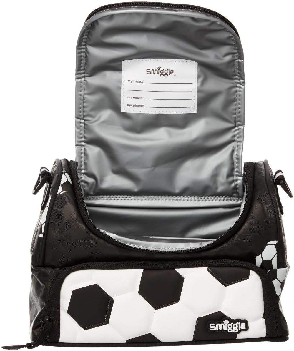 smiggle football lunch bag
