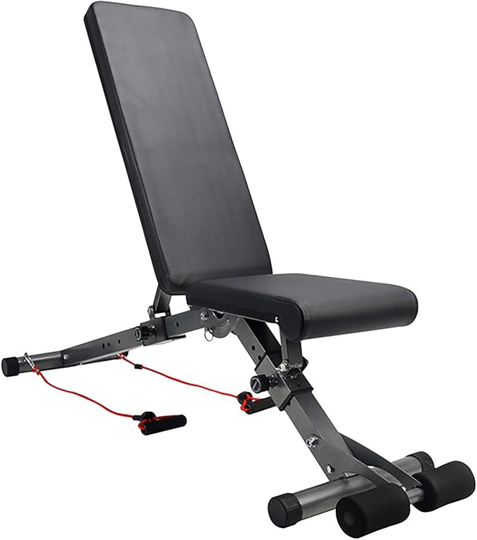 Verstellbar Hantelbank,Workout Bank für Ganzkörper-Workout,Mehrzweck