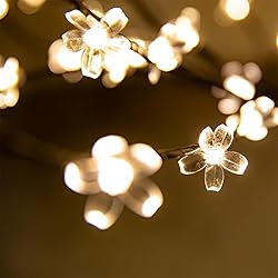 TYBEEU 5ft Lighted Cherry Blossom Tree with 184