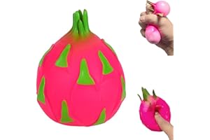 Dragon Fruit Squishy, Giant Dragonfruit Squishy Jumbo for Adults (Dragon Fruit x1)