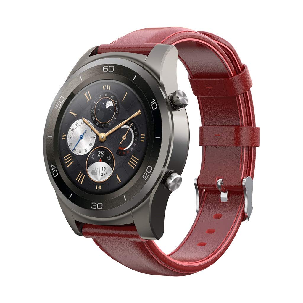 Amazon.com: Cywulin Genuine Leather Band for Amazfit Stratos ...