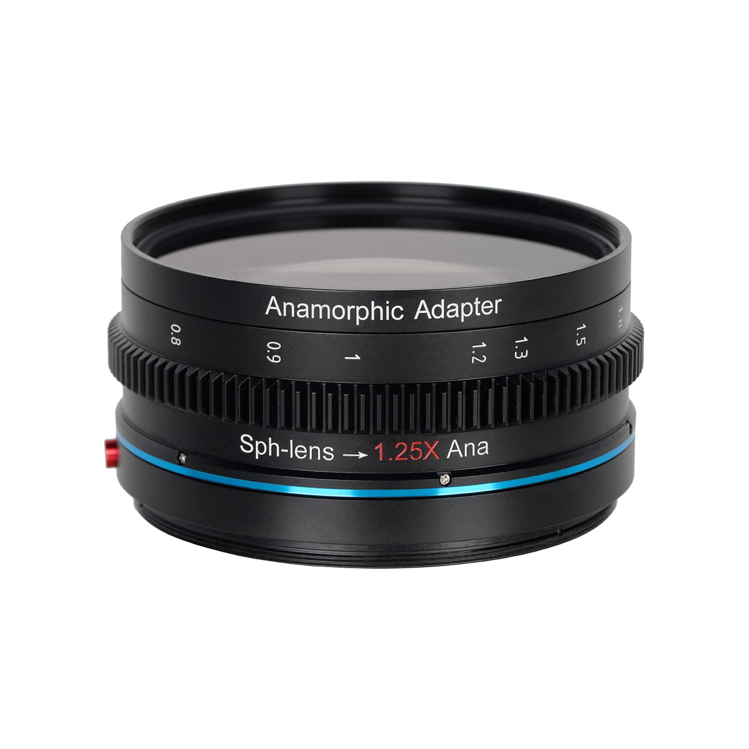 SIRUI 1.25x T2.9 Anamorphic Adapter with Front Single Focus, 82mm Rear Thread with Rings(67mm, 72mm, 77mm, 92mm), Add-on Anamorphic Lens Adapter for Camera Cine Lenses