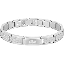 Amazon.com: Lacoste Jewelry Stencil Men's Stainless Steel