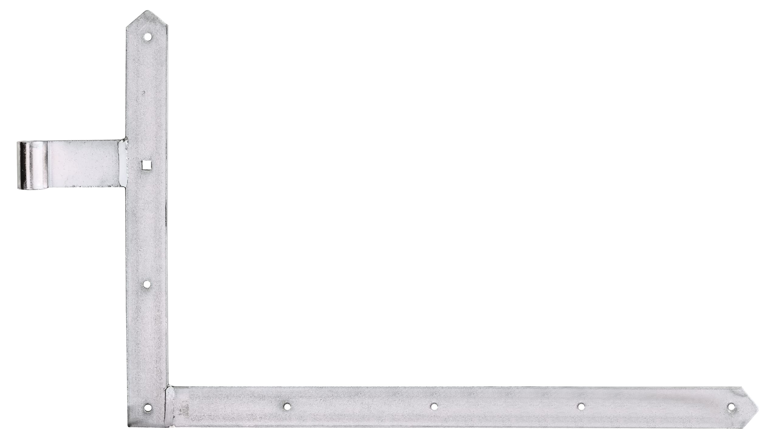 Gah-Alberts 313111 Door Elbow Bracket Straight with Pointed Tip – Lower, Yellow-Galvanised Rolle 16 mm/400 x 600 mm