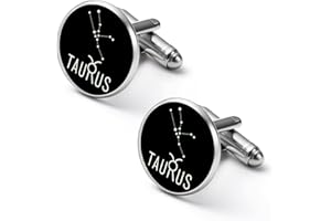 Taurus Constellation Men’s Cuff Links Tuxedo Studs Cufflinks for Business Wedding Shirts