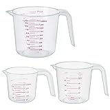 DTDNZKN 3 Pack Measuring Cup Set, Includes 250Ml
