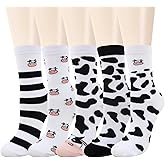 Benefeet Sox Cute Patterned Crew Socks for Women Girls Fun Novelty Graphic Design Casual Cotton Dress Socks