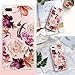 iPhone 7 Plus&8 Plus Case,Floral Pattern Clear TPU Case for iPhone 8 Plus (2)