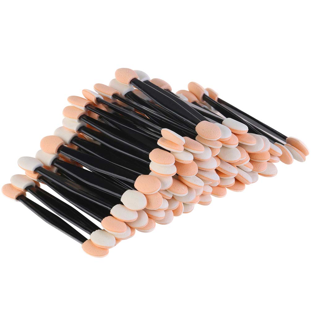 150 Pack Disposable Eyeshadow Brush, JASSINS Double-Sided Eye Makeup Sponge Applicators: Beauty