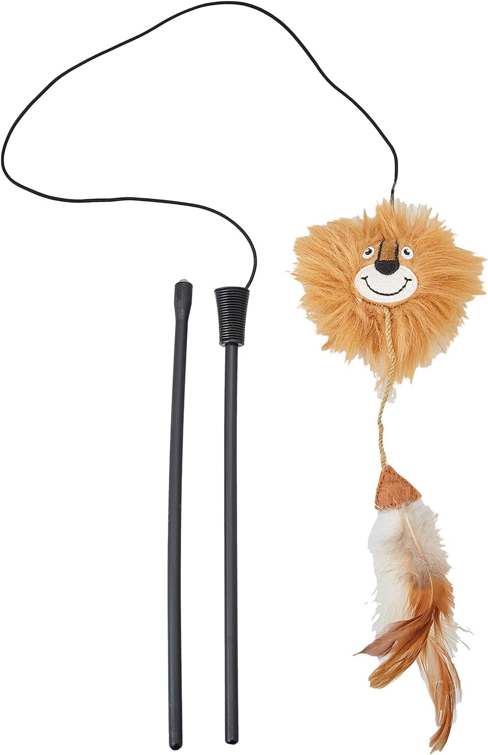 Petface Lion Teaser Toy for Cats and Kittens, Filled with Natural Catnip (Pack of 1)