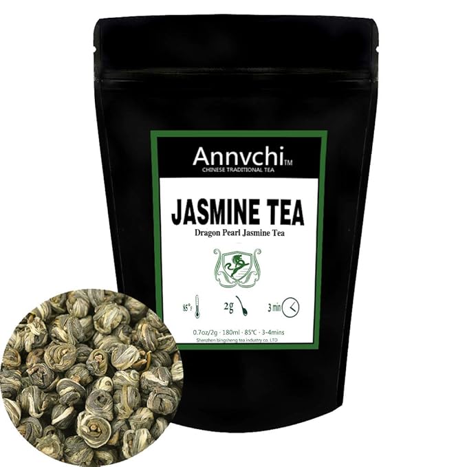 Jasmine Green Tea Loose (75 Cup) Best Tea Jasmine Pearls from China