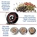 FLASH SALE Salt and Pepper Mills and Spice Grinders with Adjustable Manual Ceramic Grinder - Bonus FREE ebook on Cooking with Seasonings - Stainless Steel, Glass - Tall Pair 7 inches