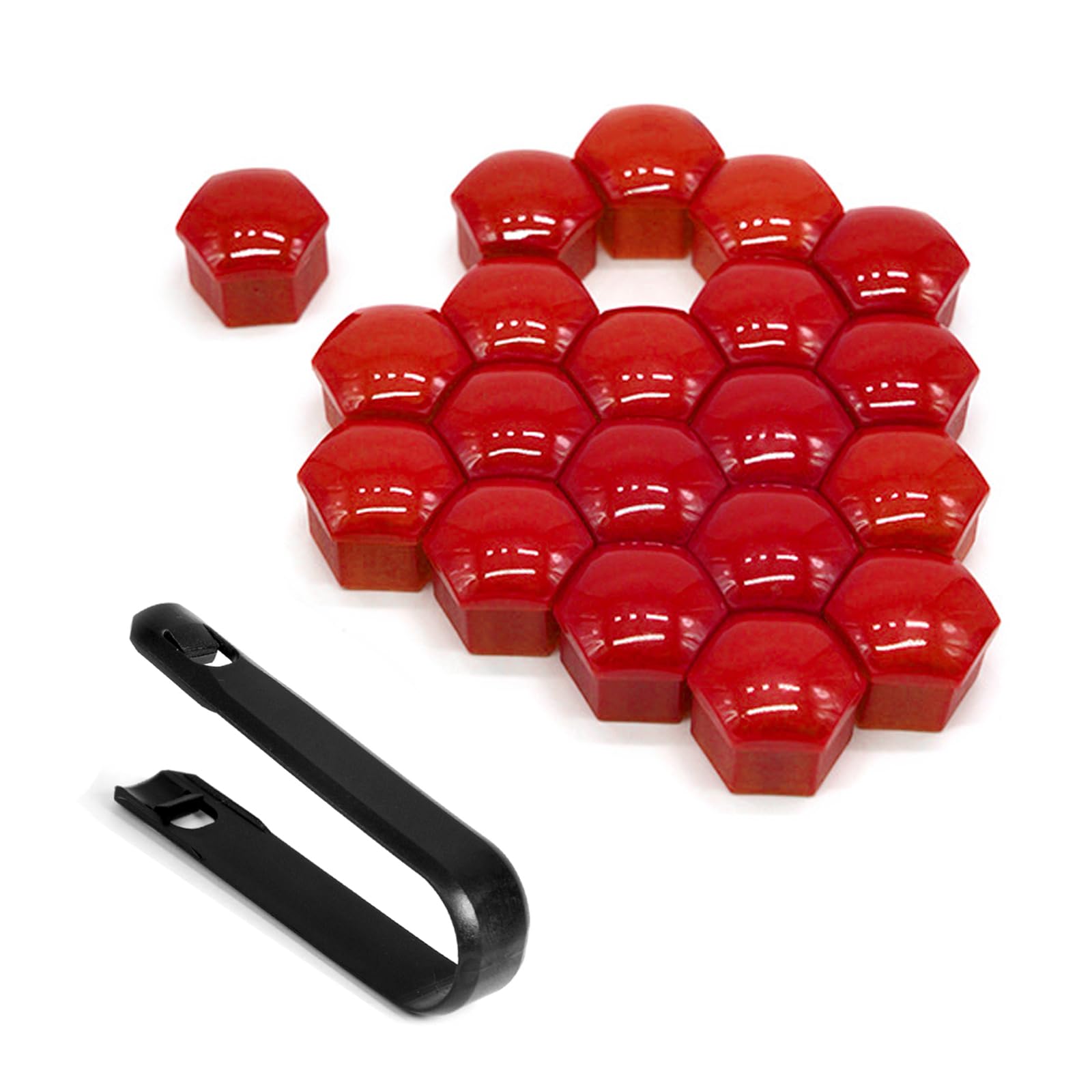 Photo 1 of *MISSING PARTS UNKNOWN*
QQWD 20PCS Lug Nut Covers, 19mm Hexagonal Wheel Bolt Covers Caps, Tire Nut Rust and Dust Protection Cover with Remover Clip, Auto Exterior Accessories Personalized Wheel Decor for Most Car(Red)