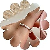 Eviarli Boho Crystal Ring Cz Knuckle Ring Rainbow Rhinestone Finger Ring Enamel Stacking Ring Adjustable Open Ring Jewelry for Women