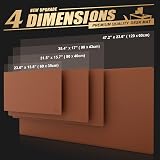 K KNODEL Small Office Desk Pad 60x35cm PVC Leather Dual-Sided Brown view 4