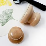 Artway Large Handheld Printmaking Baren 70mm Brown - Ergonomic Tool view 7