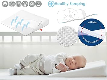 Baby Matex Crib Safety Foam Wedge Pillow 40 X 36 Cm Amazon Co