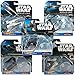 Hot Wheels Star Wars Die-Cast Ships with Stands, Model DXD9699B, 12 Pack