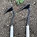 DNDMALL Korean Homi Tool Hand Plow Hoe 2PCS Production Method for Best Easy Organic Gardening and Horticulture