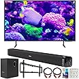 SAMSUNG UN43DU7200FXZA 43 Inch Crystal 4K UHD Smart TV (2024 Model) Bundle with Deco Gear Home Theater Soundbar with Subwoofer, Wall Mount Accessory Kit, 6FT 4K HDMI 2.0 Cables and More