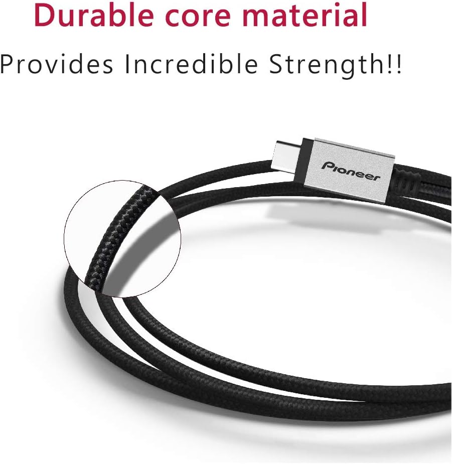 Industrial Electrical 200cm 6 6feet Pioneer Nylon Braided Usb C To Usb A Cable Industrial Scientific Muangpon Go Th