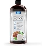 Anjou MCT Oil 32 oz, Good for Bulletproof Coffee, Weight Management, Boost Metabolism, Sustain Energy, Non-GMO, Gluten Free, C8 C10, BPA Free, Made in USA, Derived from 100 Percent Organic Coconuts