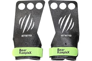Bear KompleX Black Diamond Hand Grips for at-Home Workouts Like Pull-ups, Weightlifting, WODs with Wrist Straps, Comfort and Support, Hand Coverage to Prevent Rips and Blisters for Men and Women