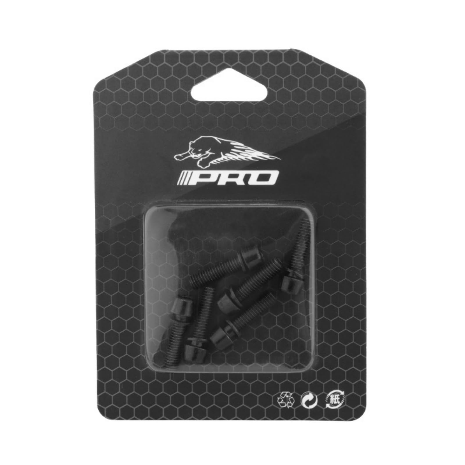 Bike Stem Bolts 6PCS M5x18mm Stem Bolts Screws Stainless Steel Bike Stem Parts with Washer for BMX MTB Road Bikes,Black