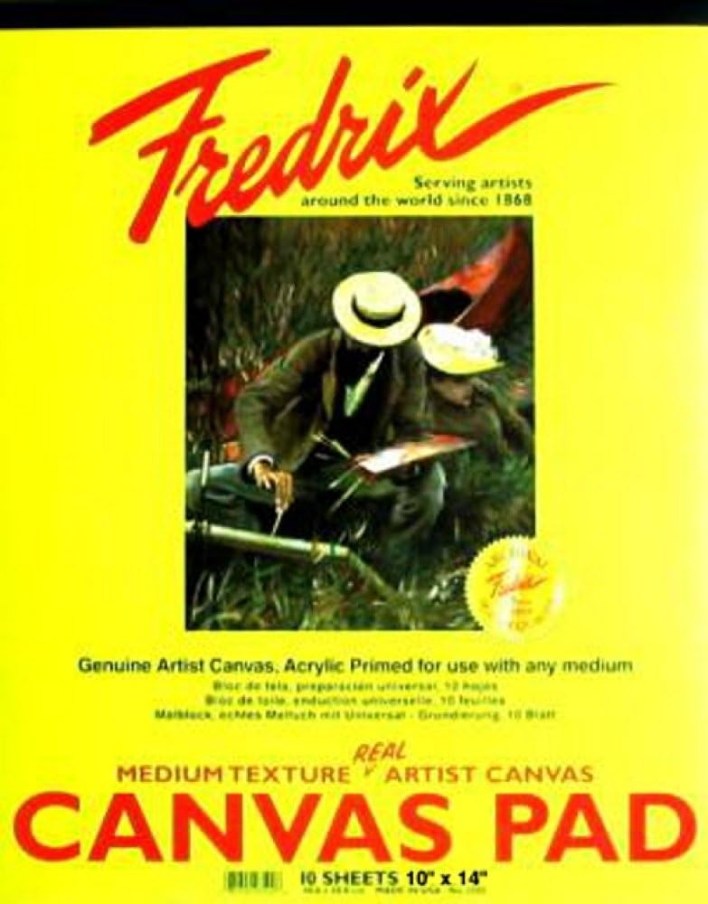 Fredrix 3501 Canvas Pads, 12 by 16-Inch