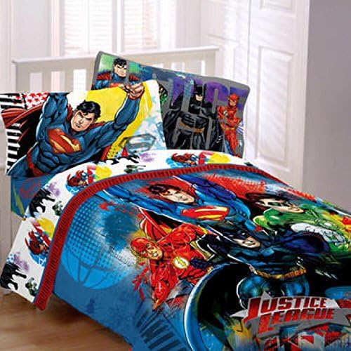 Superman Dc Comics Parure De Lit Oeko Tex Justice League Housse De Couette Reversible 140x200 Cm Taie 63x63 Cm Microfibre League Des Justiciers Literie Enfants Ameublement Et Decoration Rodschinson Com