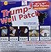 Stepsaver Products USA Made Self-Adhesive Trump Wall Repair Patch Kit Textured (1) Pack with 8 Repair Patches for Door Knob Sized Holes and 8 Center Reinforcement Patches.