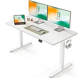 FEZIBO Electric Standing Desk, 55 x 24 Inches