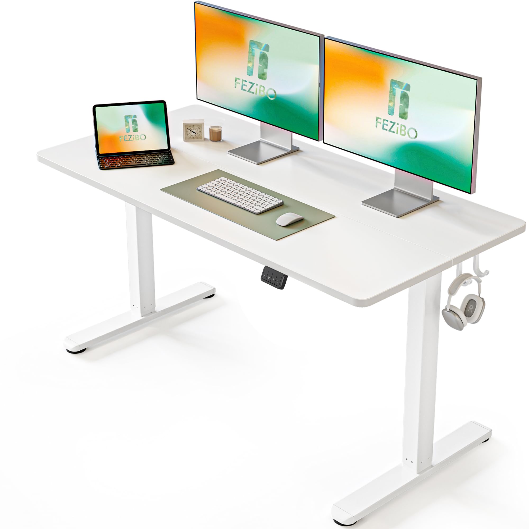 FEZIBO Electric Standing Desk, 55 x 24 Inches