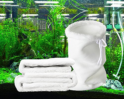 VANSUKY Aquarium washable pump Filter bag+Filter blanket+Filter pad, Polyester fiber easy to wash,durable in use. Combination offer.