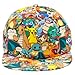 BIOWORLD Pokemon All Over Print Sublimated Snapback Cap Hat