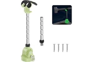 RVMARINEPAT Trolling Motor Stabilizer Glow In the Dark Support Mount, with Extra Adjustable Aluminum Rod, Hold Trolling Motors Shaft & Reduce Bounce, Supports MKA-60 Minn Kota Terrova Riptide Terrova Ulterra