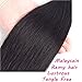 Malaysian Hair 3 Bundles With Closure Straight Remy Hair With Closure Human Hair Extensions Natural Black Double weft by Lovenea(12'' 14'' 16''&10''Closure)
